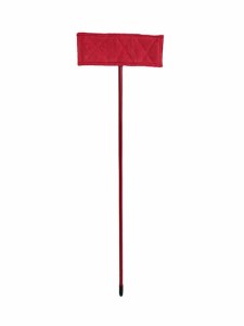 Mopa plana microfibra 40cm mango aluminio Rojo 1,40 m
