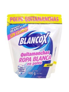 (E) Quitamanchas ropa blanca en polvo Blancox 400 g